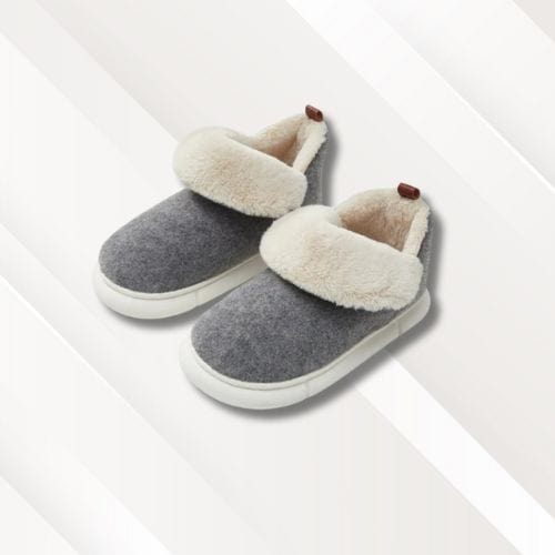 Bottes chaussons montants | Femme Gris / 46-47