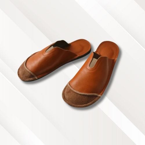 Chaussons cuir homme | Souples
