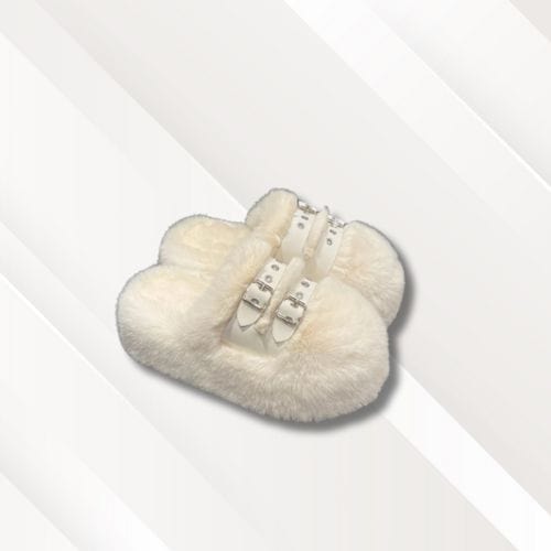 Chaussons femme mules | Très doux Blanc / 35