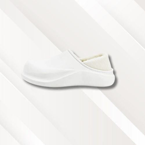 Pantoufles chaussettes | Homme Blanc / 36-37