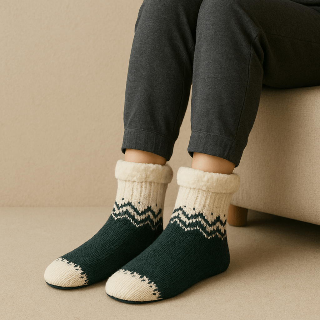Chaussettes chaussons doux | Femme