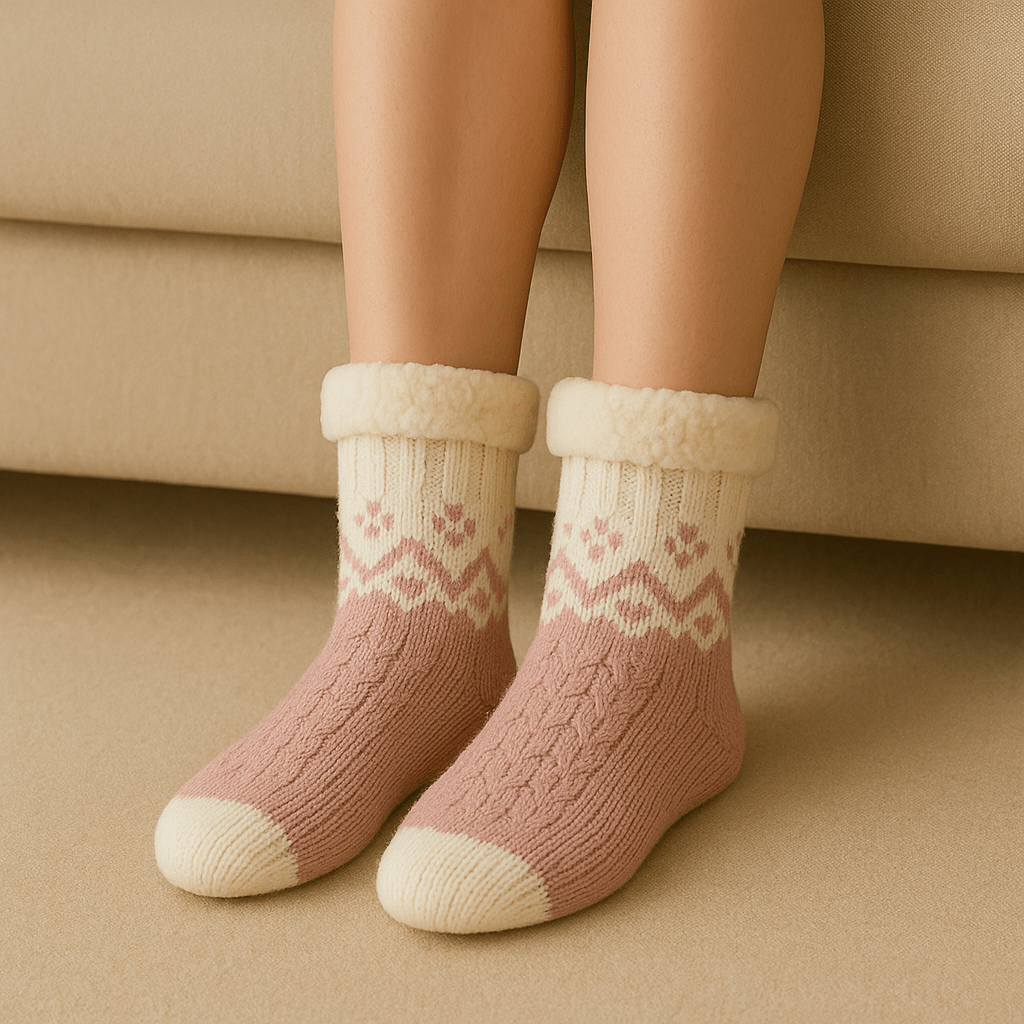 Chaussettes chaussons doux | Femme
