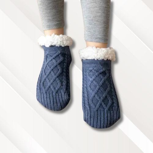 Chaussons chaussettes adulte | Homme Bleu / 35-39