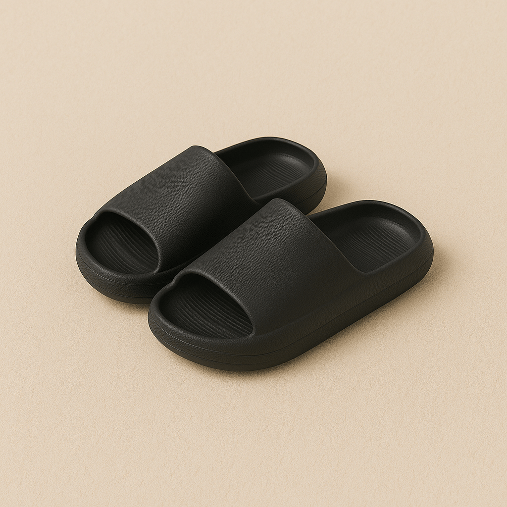 Chaussons été | Homme Noir / 35-36