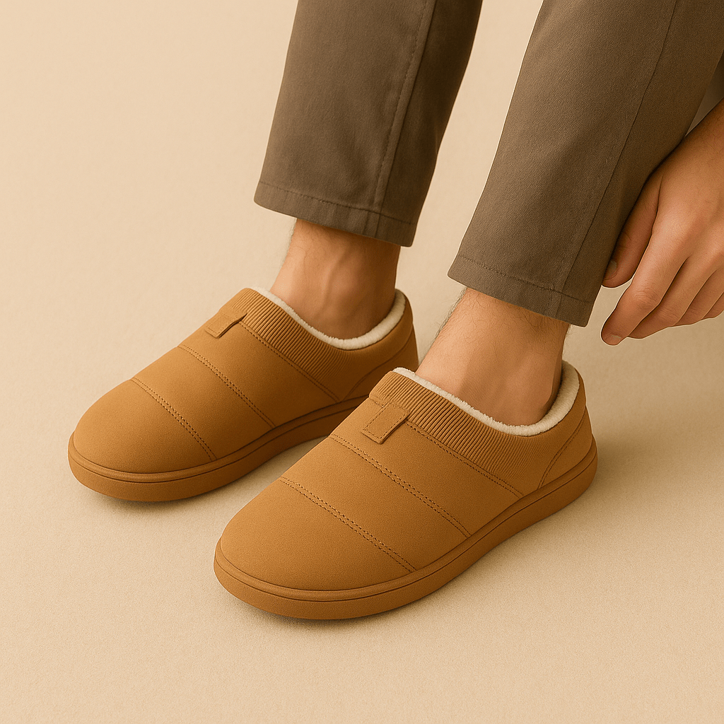 Chaussons mocassins fourrés | Homme